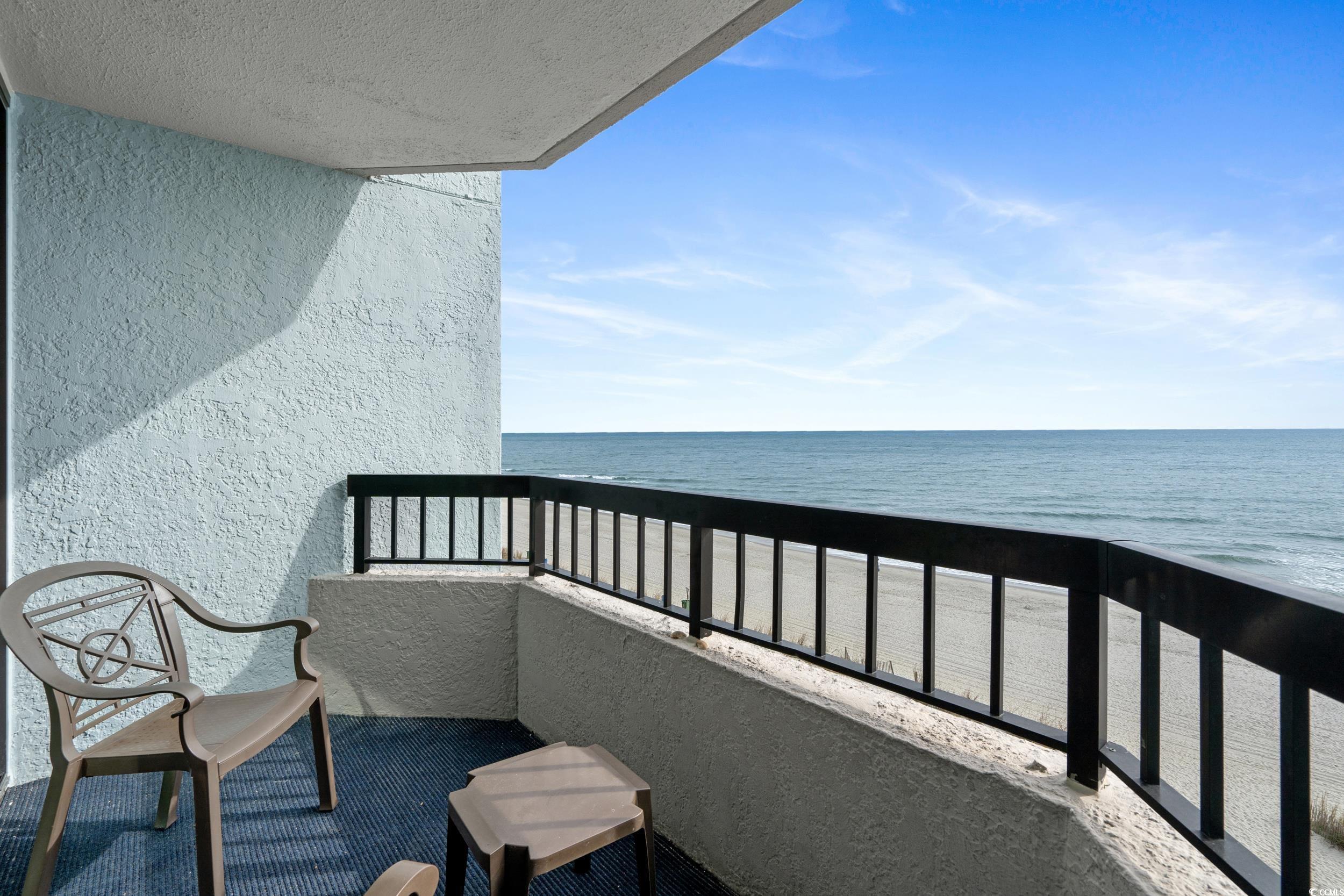2401 South Ocean Boulevard, Unit 659 Myrtle Beach, SC 29577 - Photo 16 of 38 Balcony with a water view