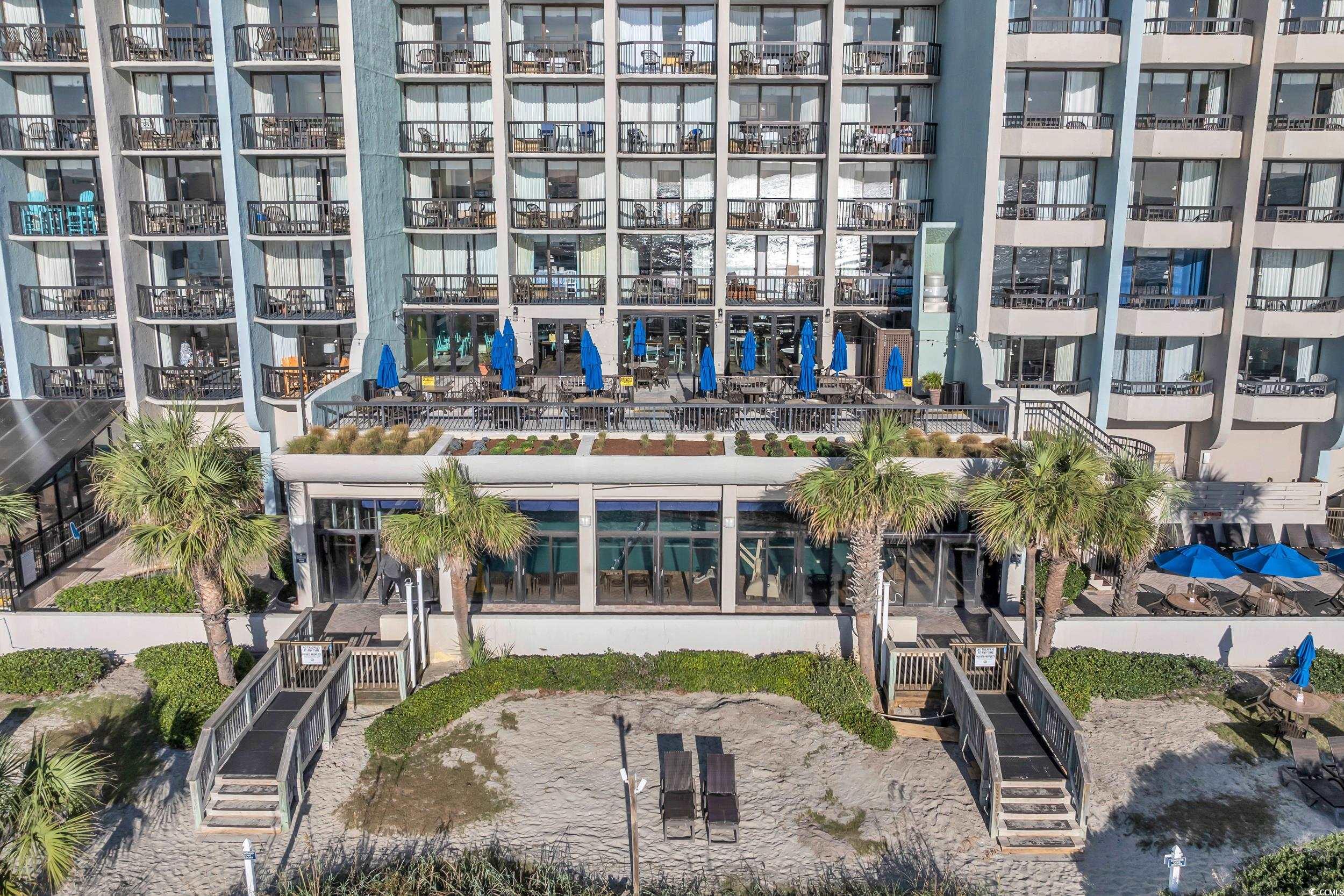 2401 South Ocean Boulevard, Unit 659 Myrtle Beach, SC 29577 - Photo 28 of 38 View of apartment building / complex featuring stairs