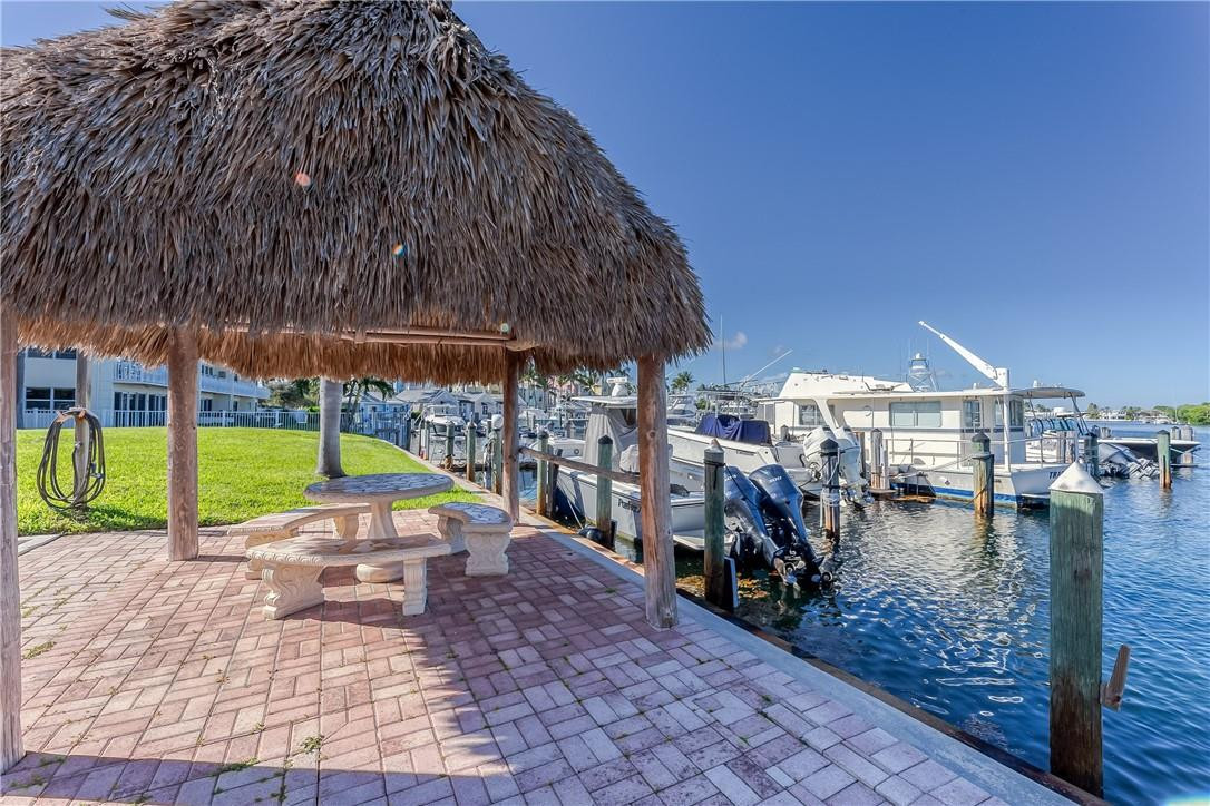 2800 Northeast 30th Avenue, Unit 10D Lighthouse Point, FL 33064 - Photo 35 of 39 Tiki and Dock Area