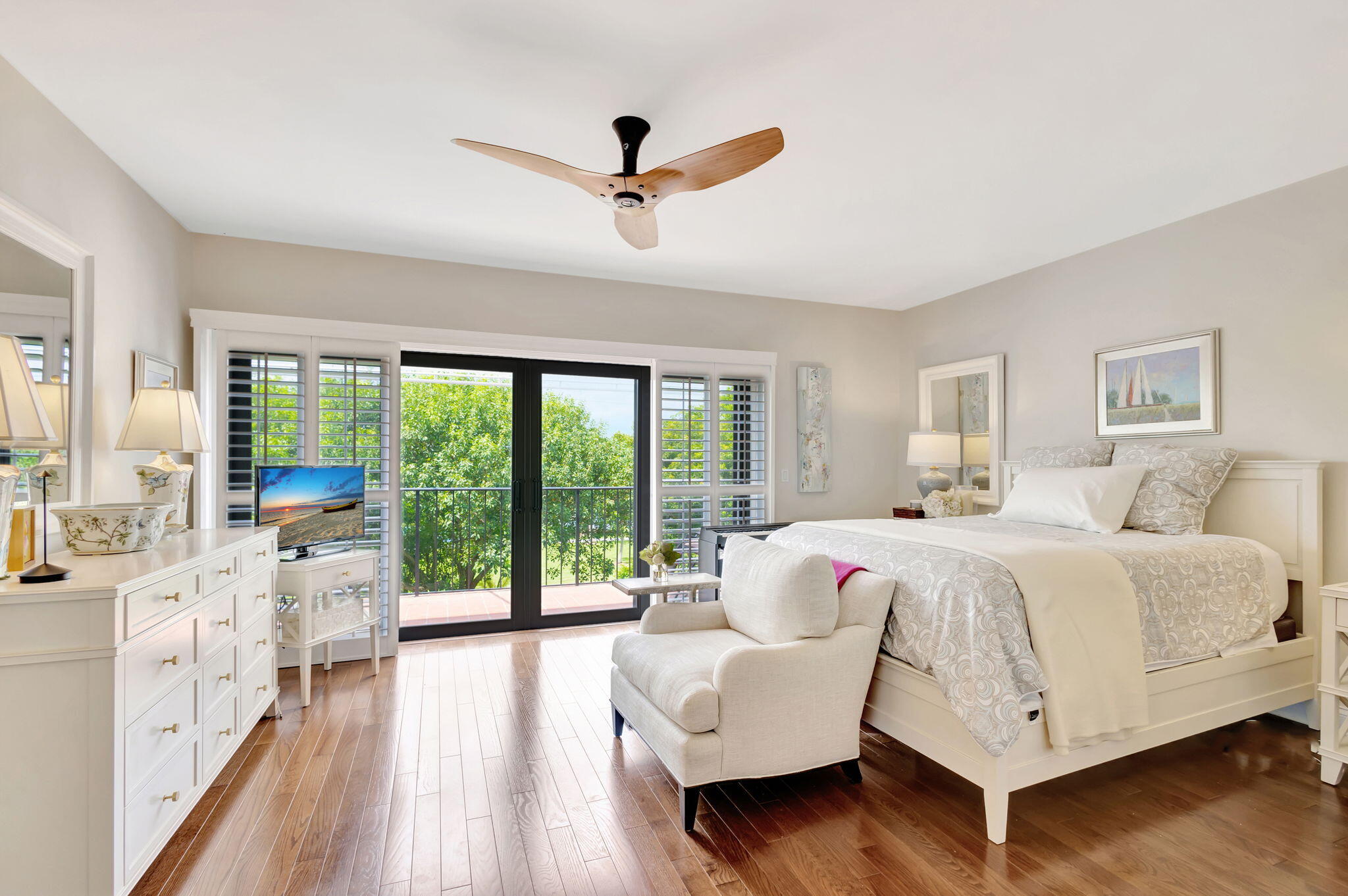 170 Celestial Way, Unit 83 Juno Beach, FL 33408 - Photo 28 of 70 a bed room with bed and a large window