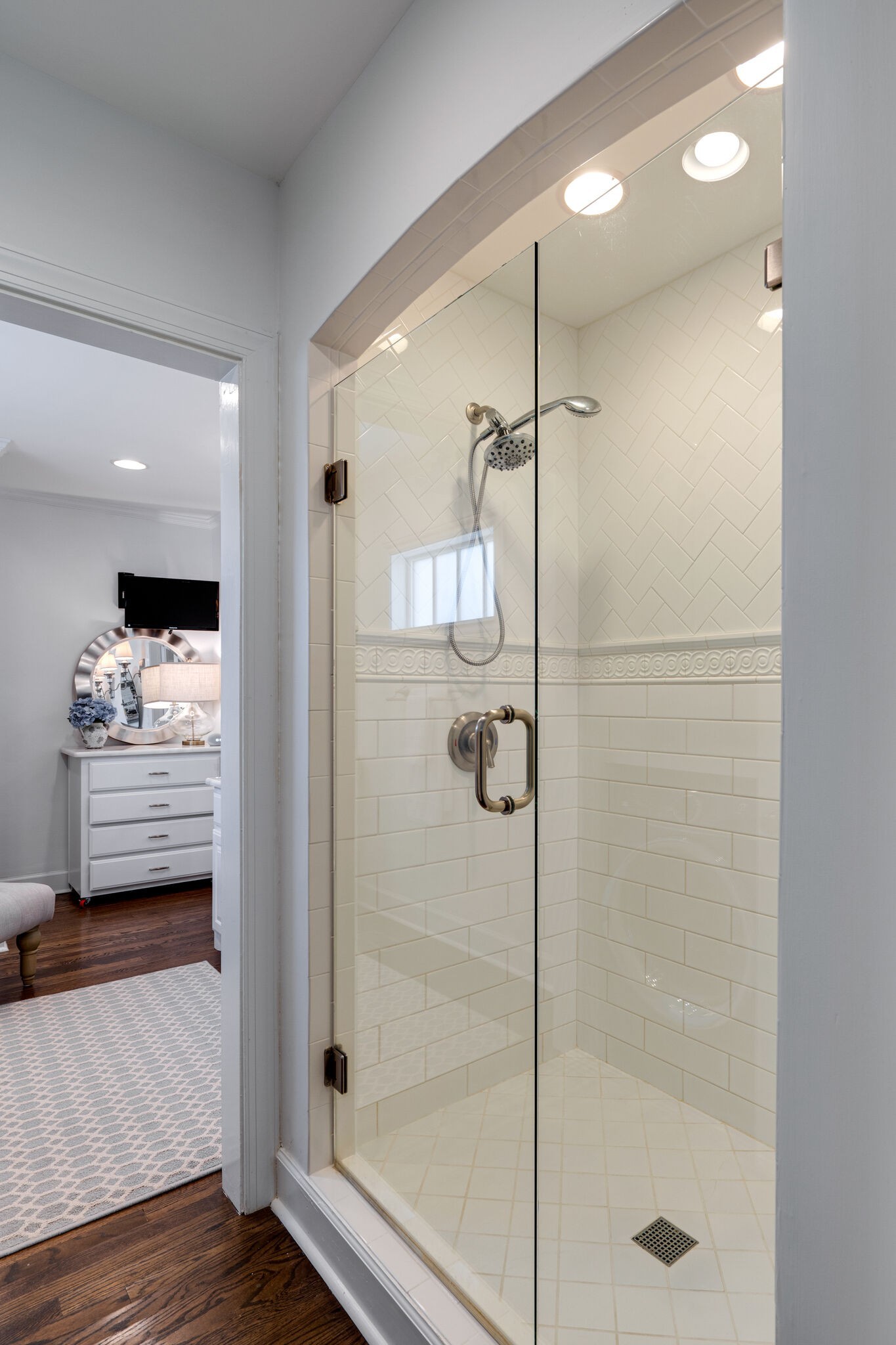 Undisclosed Address Nashville, TN 37204 - Photo 16 of 24 a bathroom with a shower