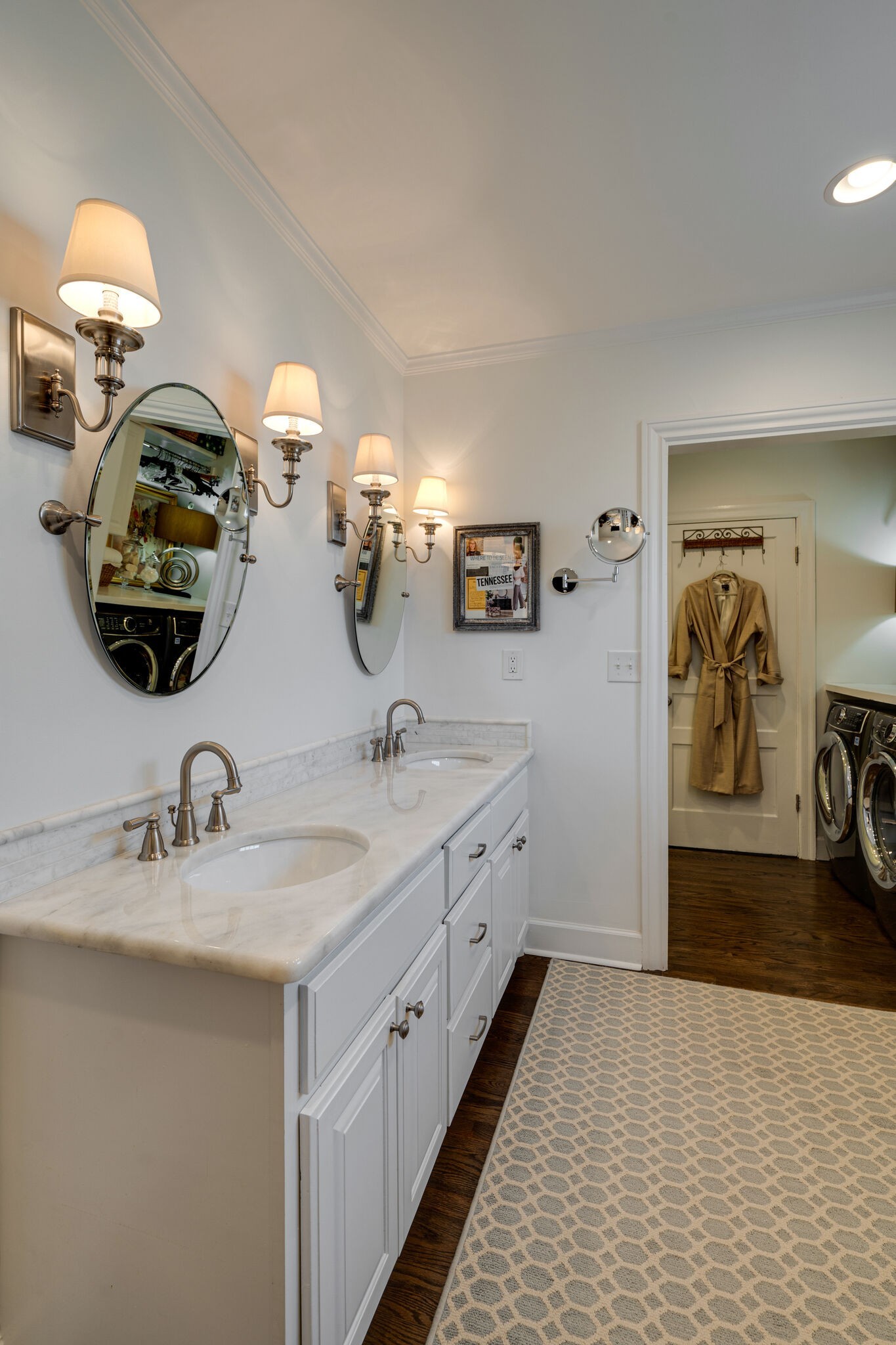 Undisclosed Address Nashville, TN 37204 - Photo 18 of 24 a bathroom with a sink and a mirror