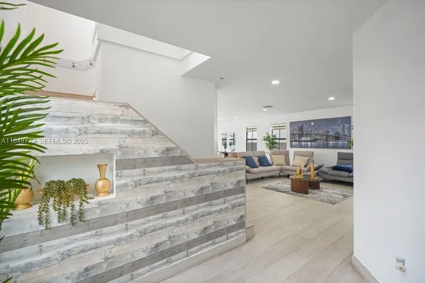 a view of entryway and hall