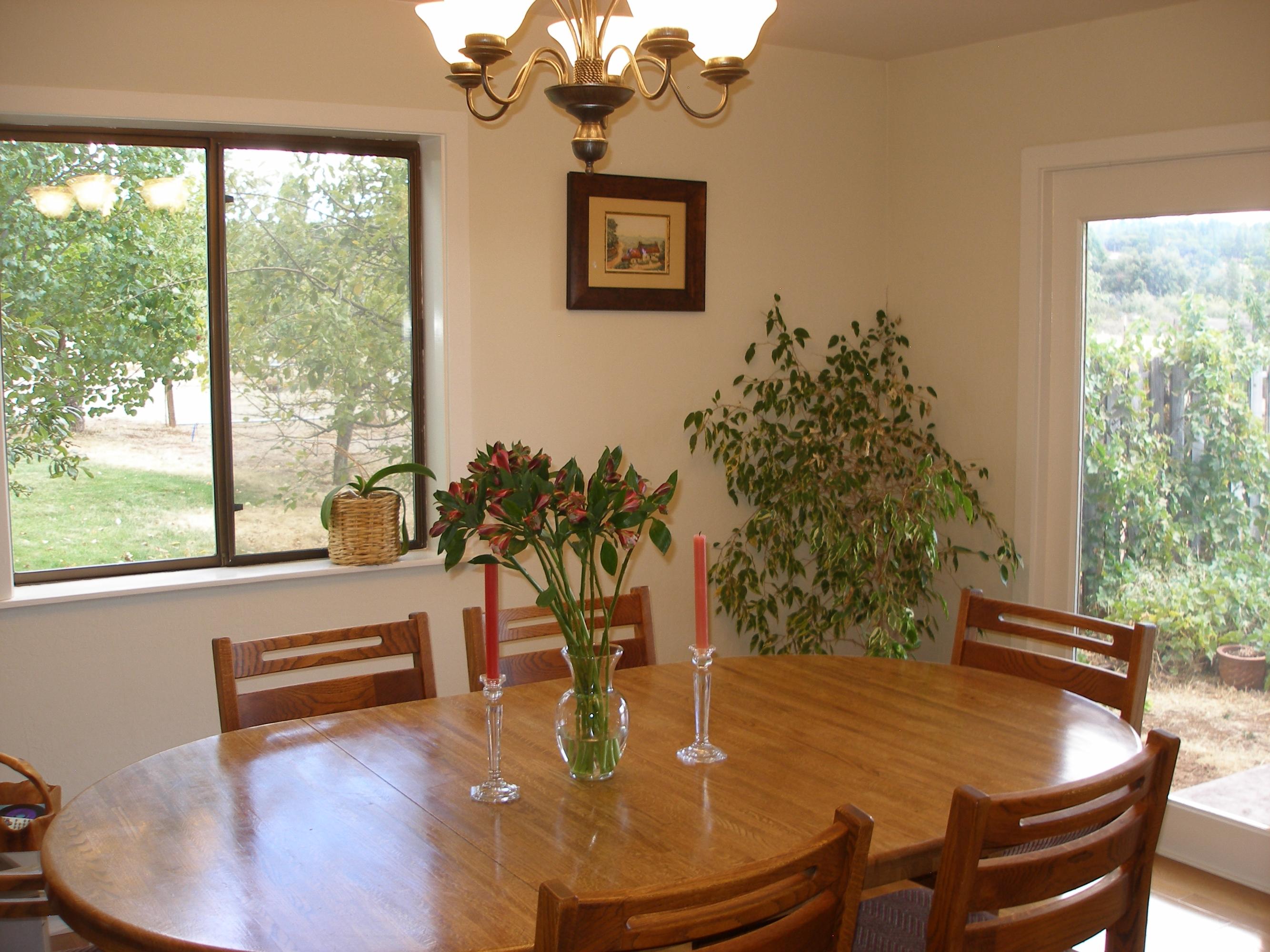 32135 Rock Creek Road Manton, CA 96059 - Photo 25 of 65 a dining room with furniture and window