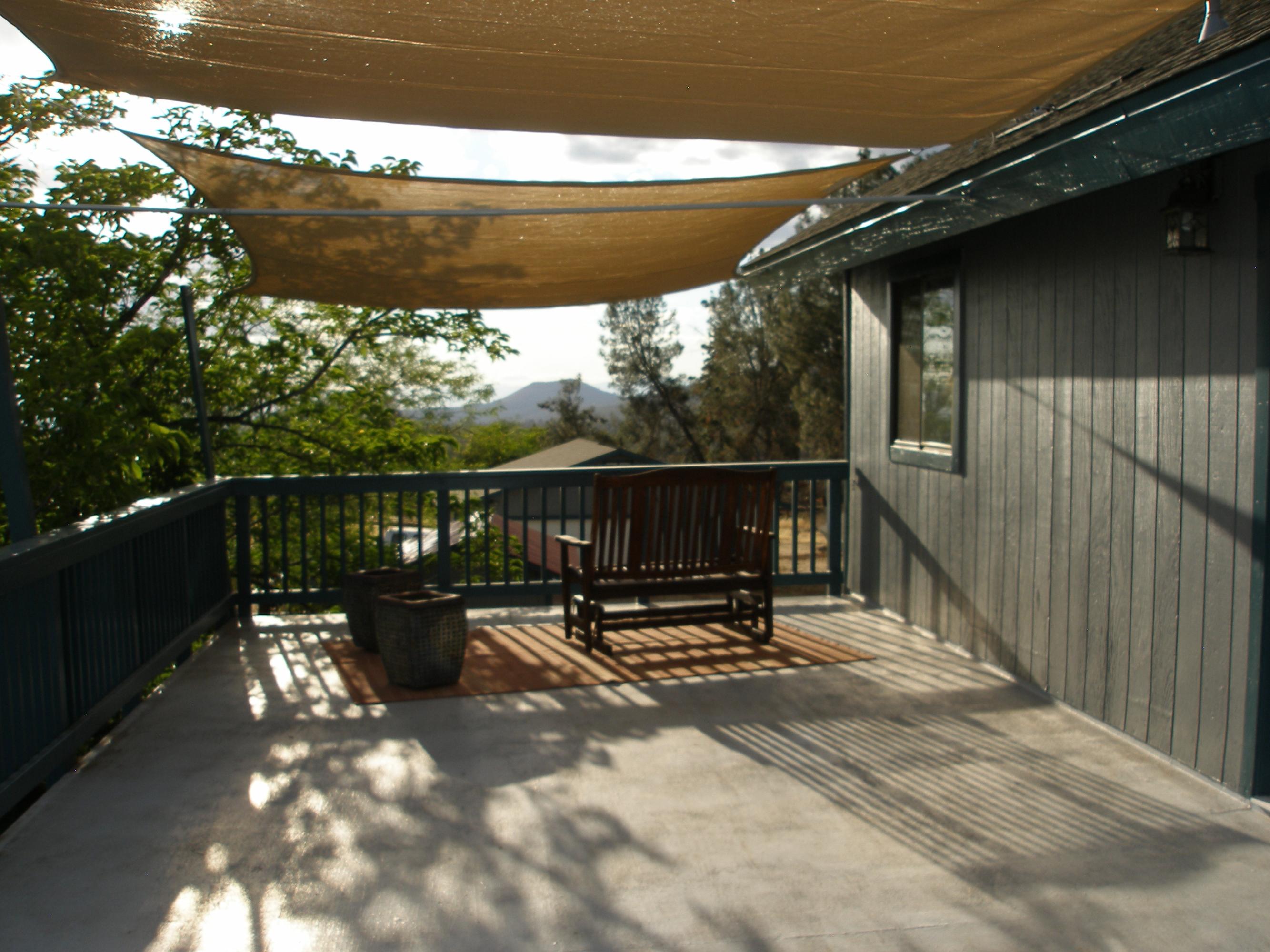 32135 Rock Creek Road Manton, CA 96059 - Photo 47 of 65 a view of deck with wooden floor and outdoor seating