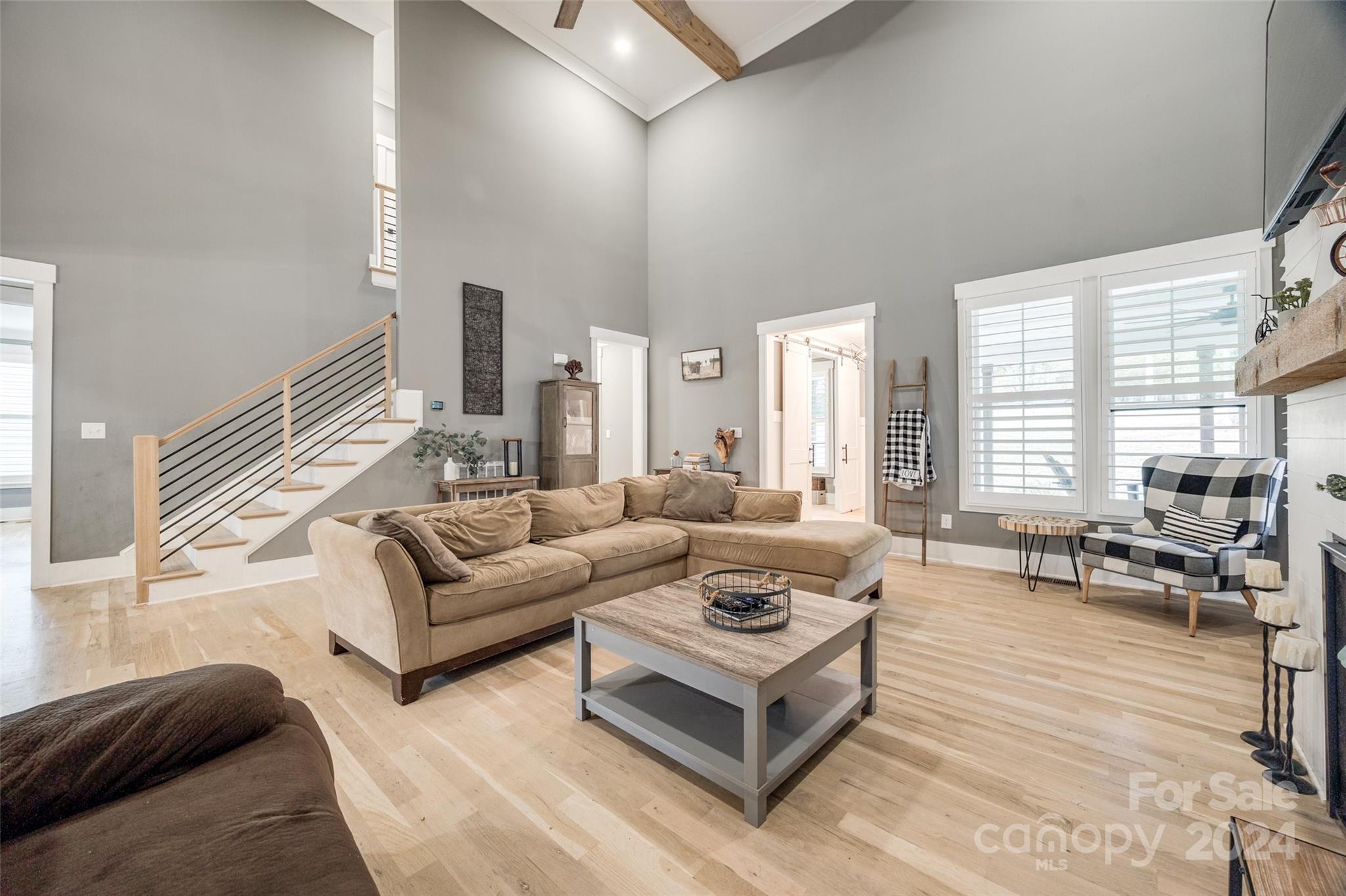785 Ormand Road York, SC 29745 - Photo 11 of 46 a living room with furniture wooden floor and a large window