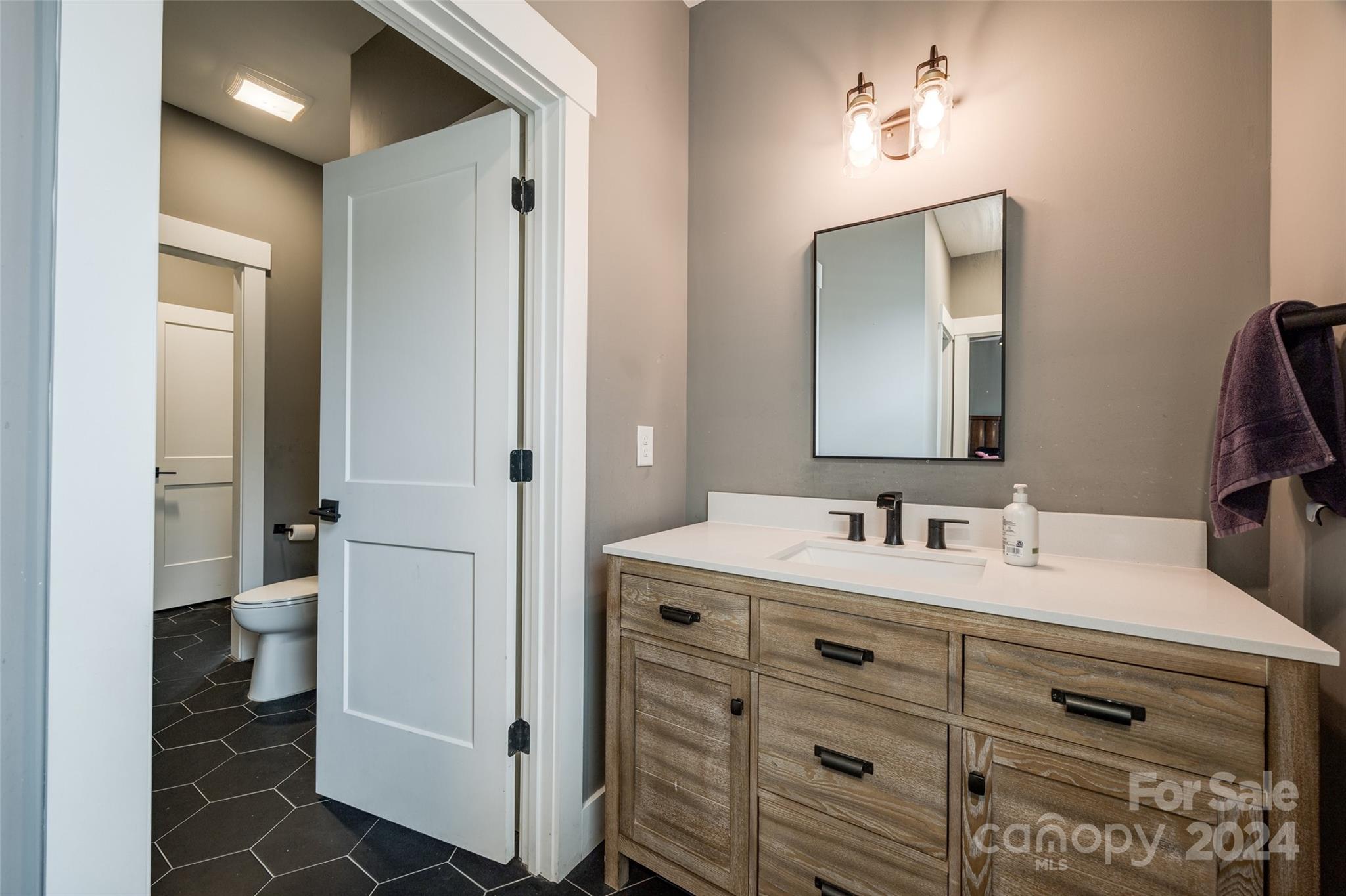 785 Ormand Road York, SC 29745 - Photo 24 of 46 a bathroom with a double vanity sink mirror and toilet