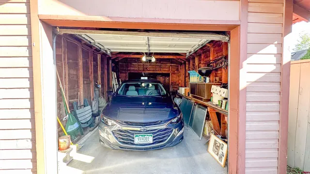 a view of a balcony with chairs