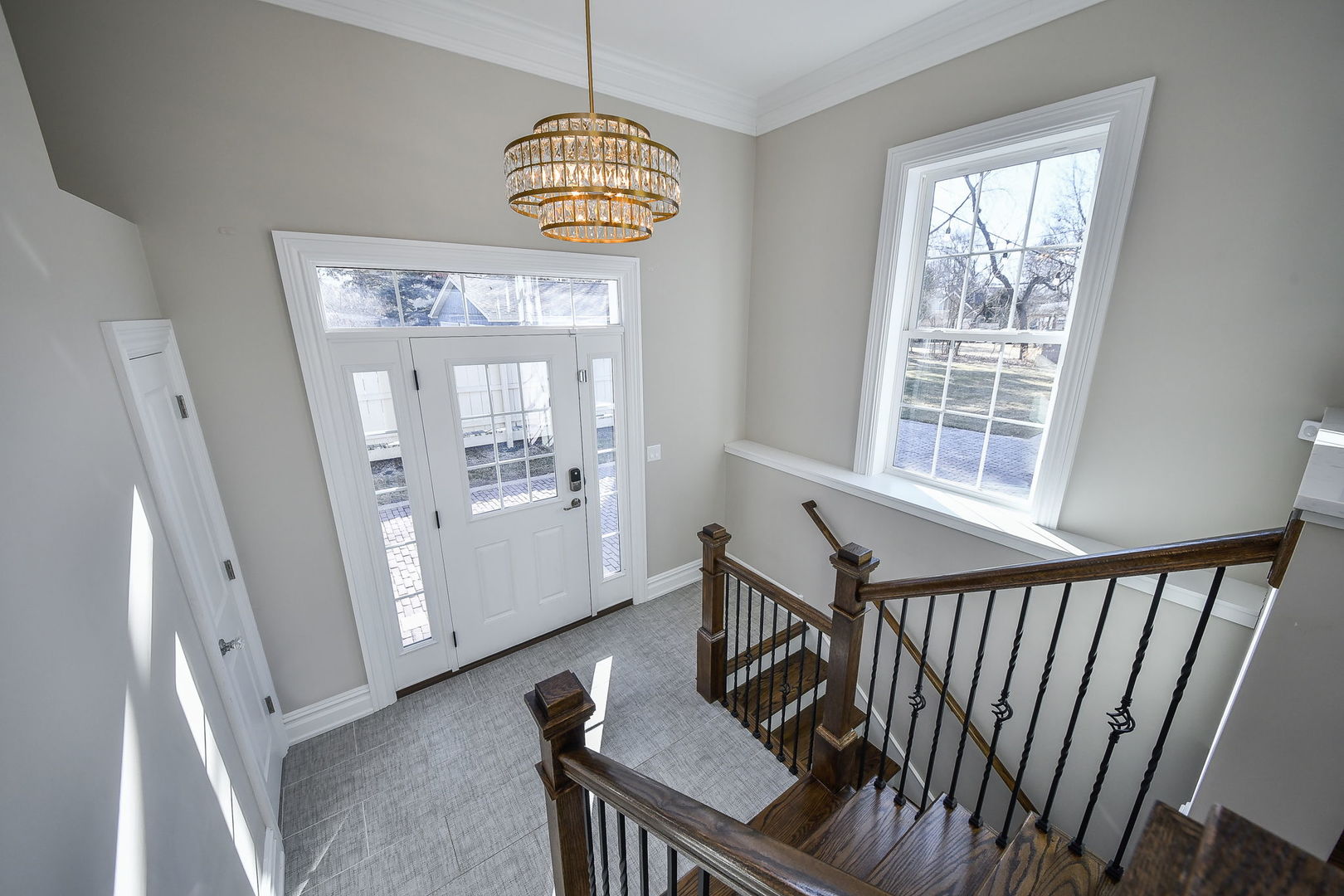 325 North Wright Street Naperville, IL 60540 - Photo 29 of 53 a view of an entryway with a livingroom