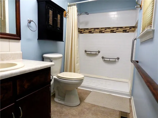 a bathroom with a sink and a toilet