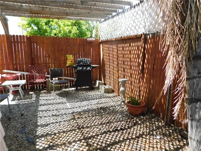 a view of outdoor space patio and barbeque oven