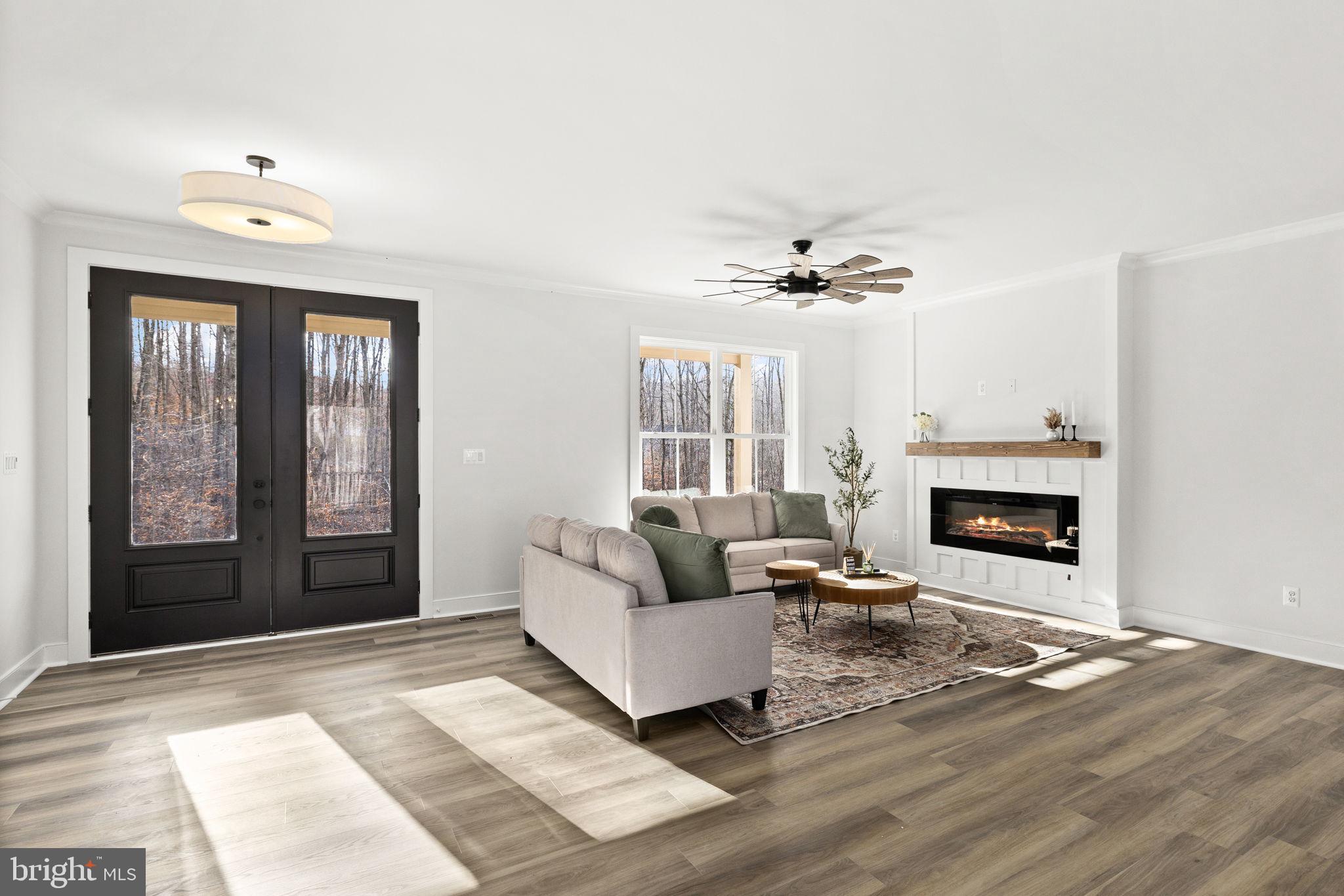 20373 Beaver Crk Court Lignum, VA 22726 - Photo 3 of 61 a living room with furniture and a fireplace