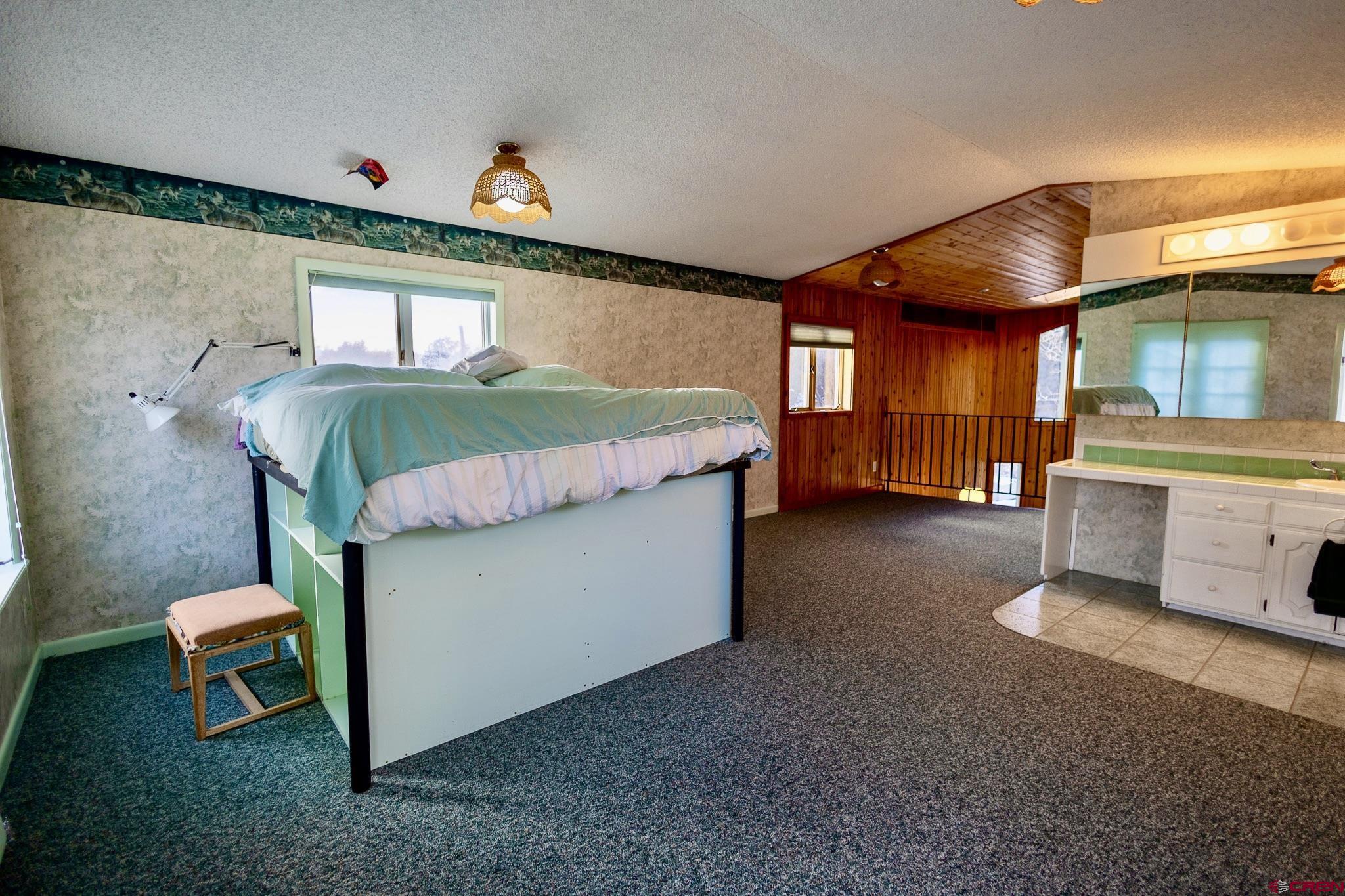 301 Tree Farm Drive Basalt, CO 81621 - Photo 31 of 35 a bedroom with a bed and a mirror