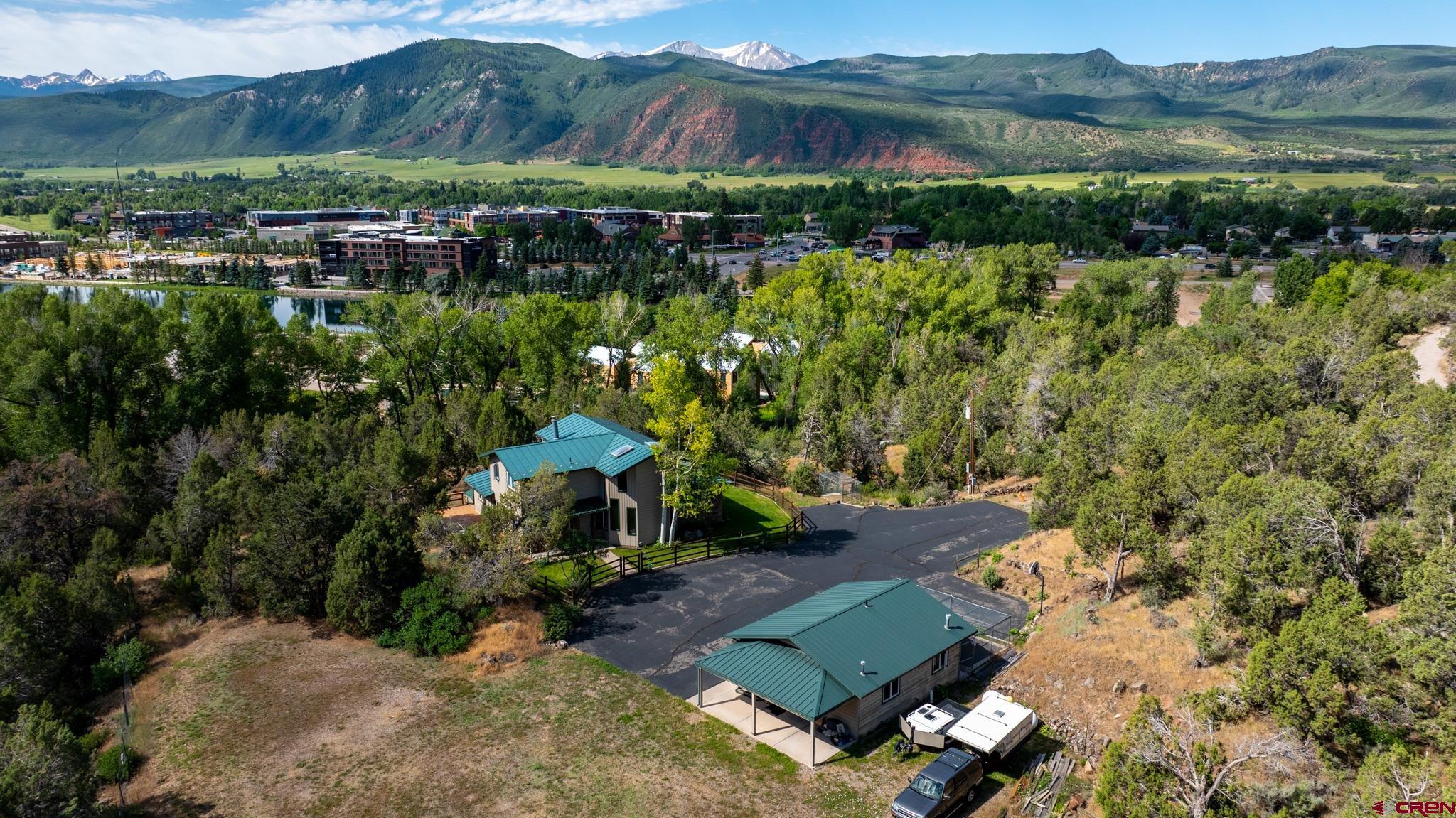 301 Tree Farm Drive Basalt, CO 81621 - Photo 8 of 35 an aerial view of a house with a yard