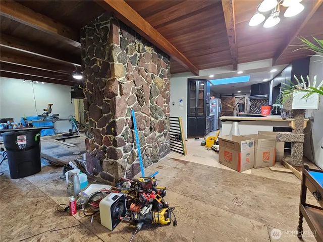 a view of a storage room with a lot of stuff