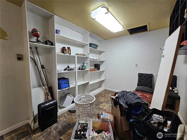 a view of workspace with baby toys