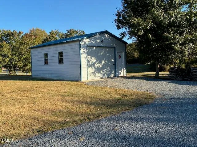 a view of an empty room with stairs
