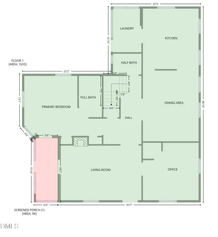 a picture of a floor plan