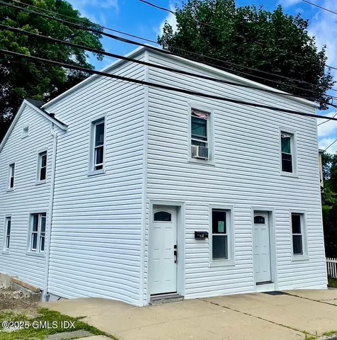 a view of a white house