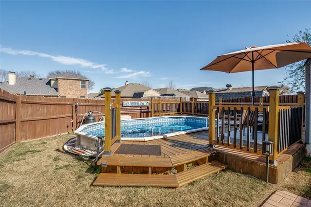 a view of outdoor space with seating