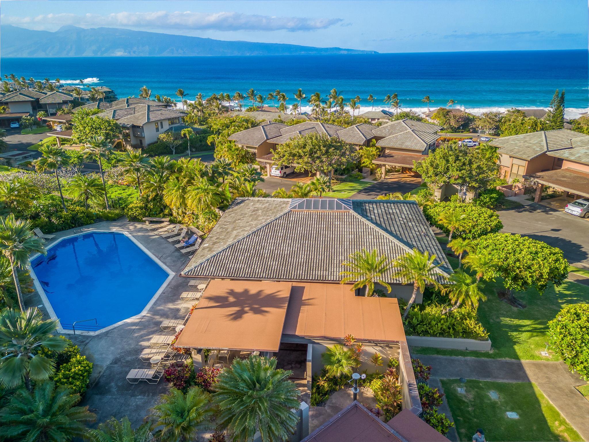 100 Ridge Road, Unit 2721 Lahaina, HI 96761 - Photo 11 of 16 an aerial view of residential houses with outdoor space