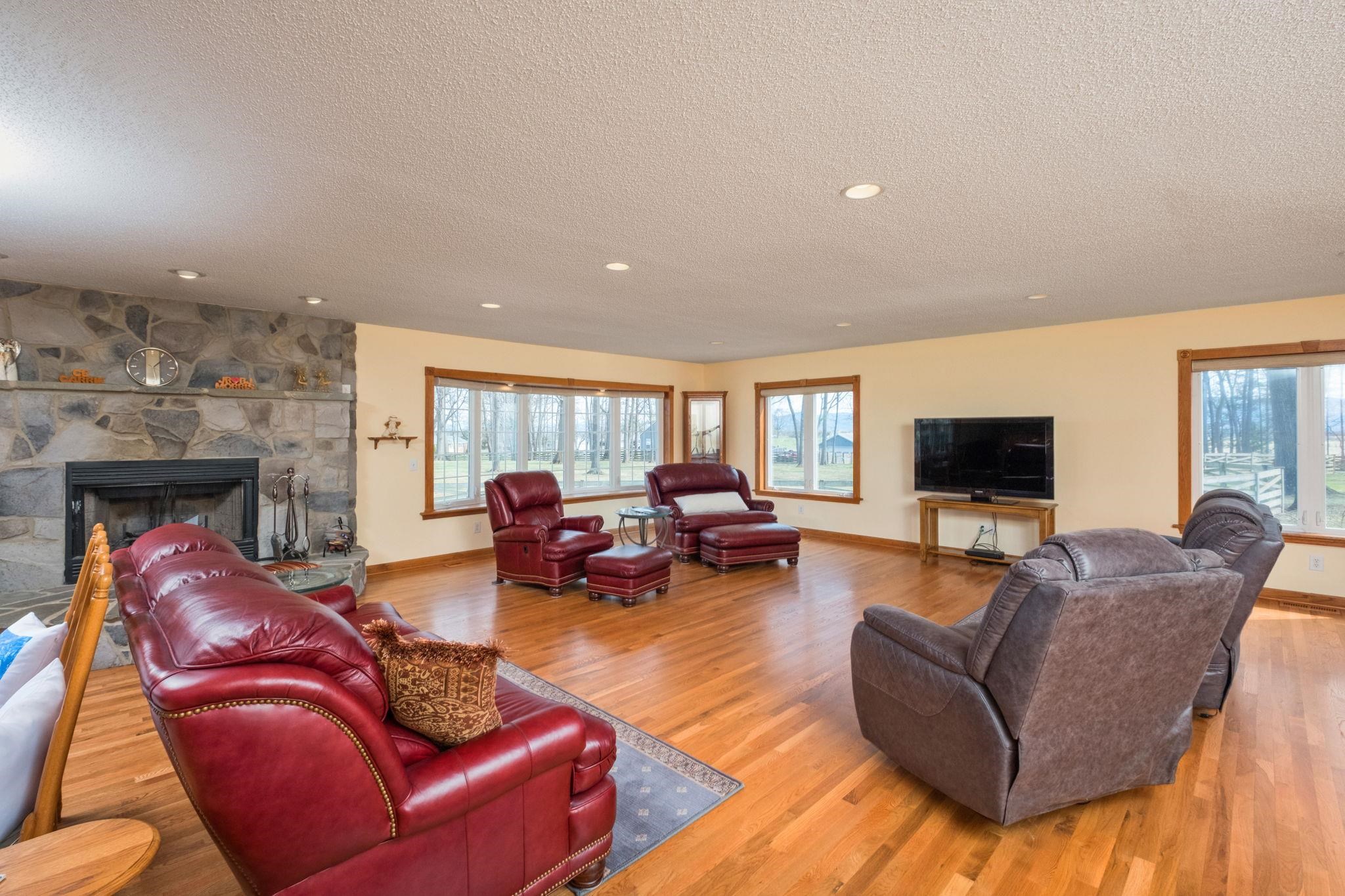 5640 Scotts Ford Road Mount Crawford, VA 22841 - Photo 20 of 68 a living room with furniture and a flat screen tv