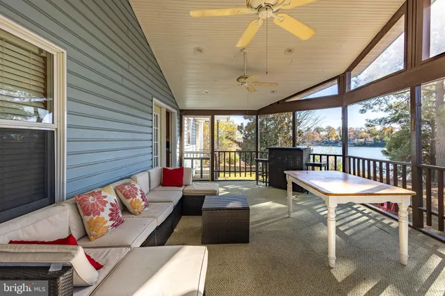 a view of hallway with stairs