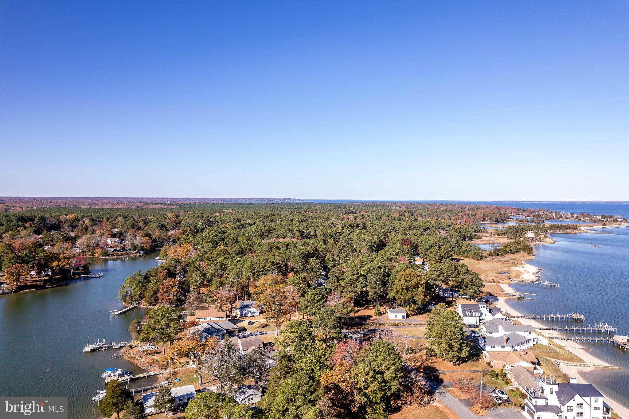 994 North Glebe Road Montross, VA 22520 - Photo 75 of 82 an aerial view of ocean and residential houses with outdoor space