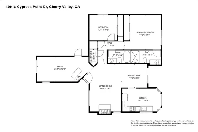 $369,000 | 40918 Cypress Point Drive, Cherry Valley, CA 92223