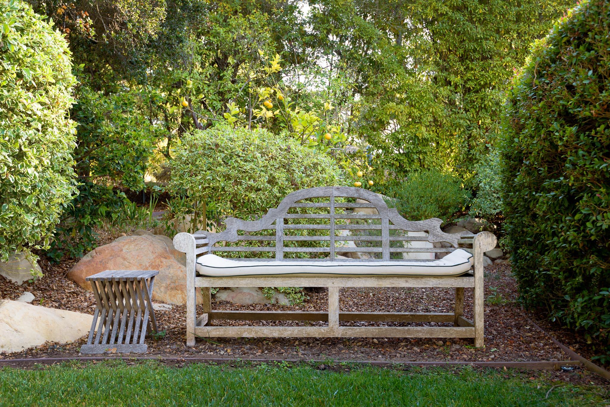 1570 East Valley Road Montecito, CA 93108 - Photo 18 of 23 a view of a white house with a yard and deck