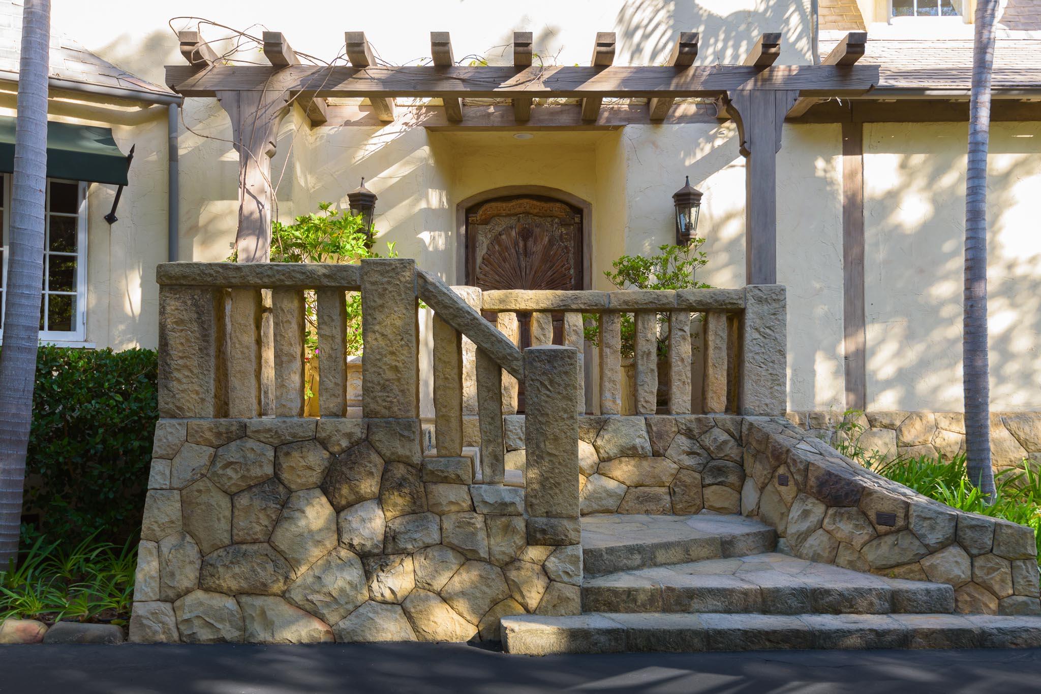 1570 East Valley Road Montecito, CA 93108 - Photo 22 of 23 a view of entrance gate of a house with a porch
