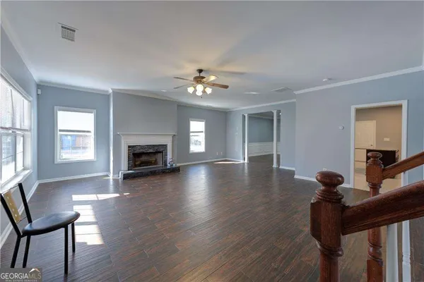 a view of a room with window