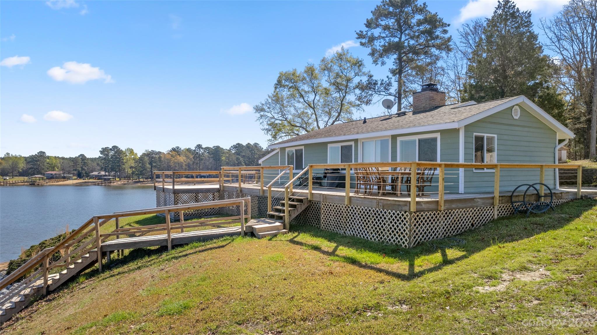 70 Rainbow Cove Ridgeway, SC 29130 - Photo 21 of 28 an aerial view of a house with swimming pool and porch