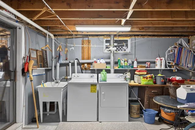 a view of a storage room with a lot of stuff