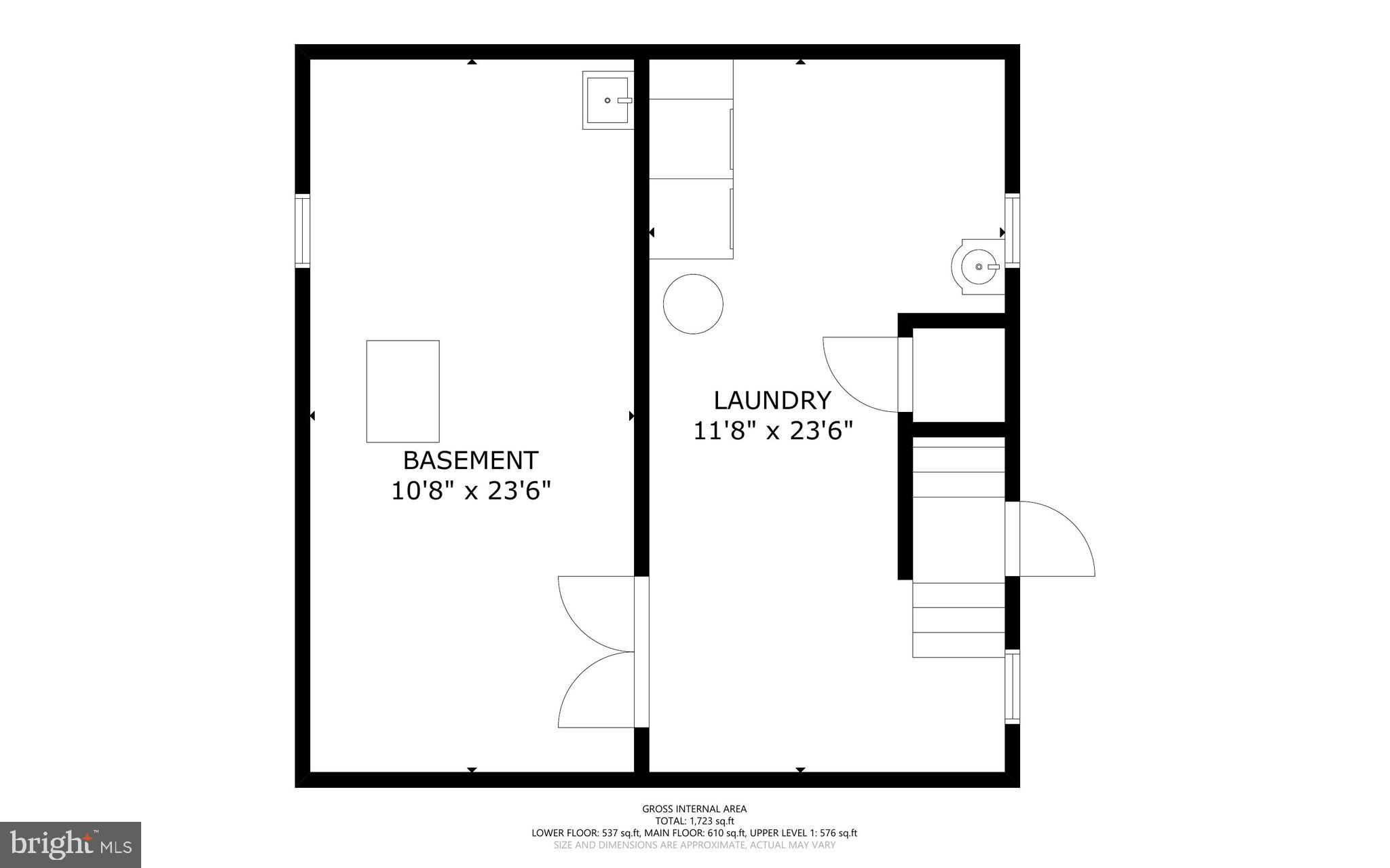 4413 Hooper Avenue Baltimore, MD 21229 - Photo 33 of 33 Floor Plan - basement