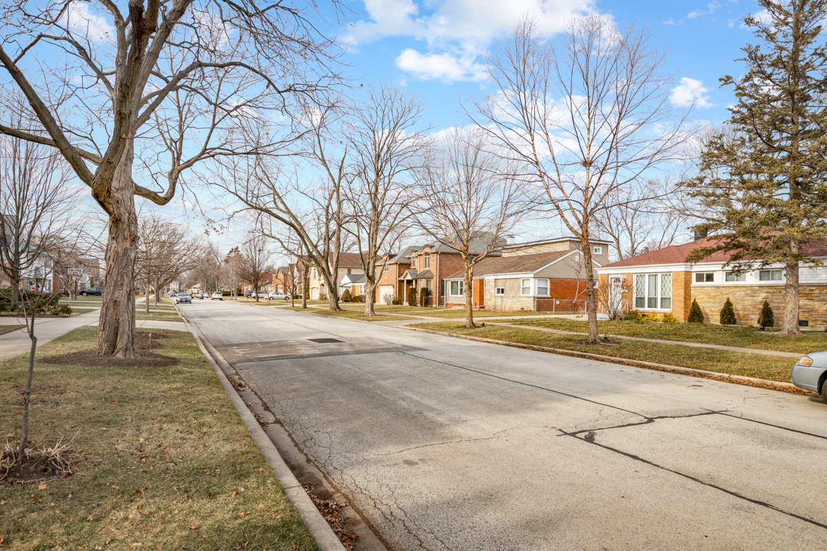 9432 Sayre Avenue Morton Grove, IL 60053 - Photo 19 of 20 a view of road with trees