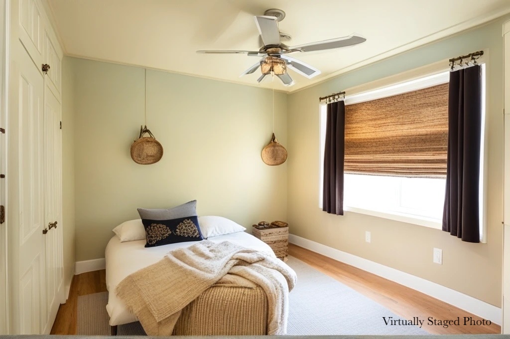 1712 Hackney Cove Austin, TX 78727 - Photo 21 of 38 a bedroom with a bed and a window