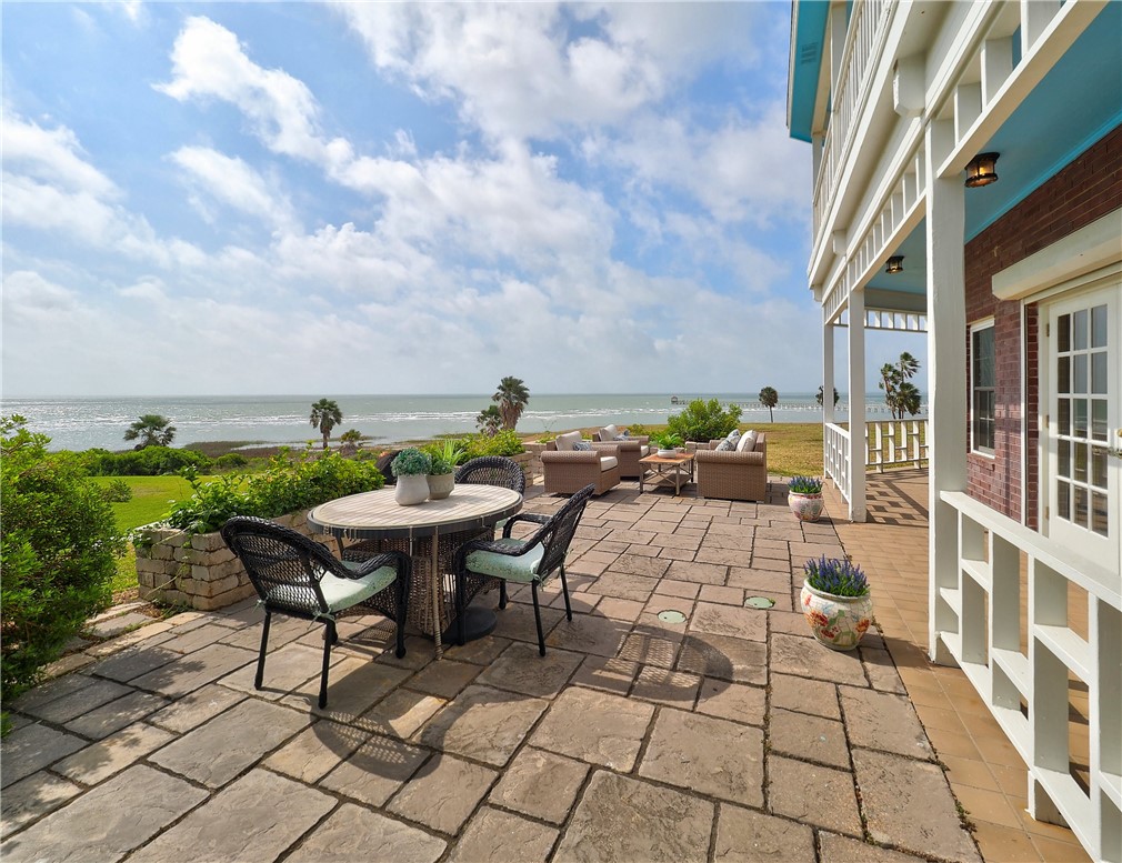 334 Pebble Beach Drive Portland, TX 78374 - Photo 26 of 40 a view of a terrace with furniture and stove