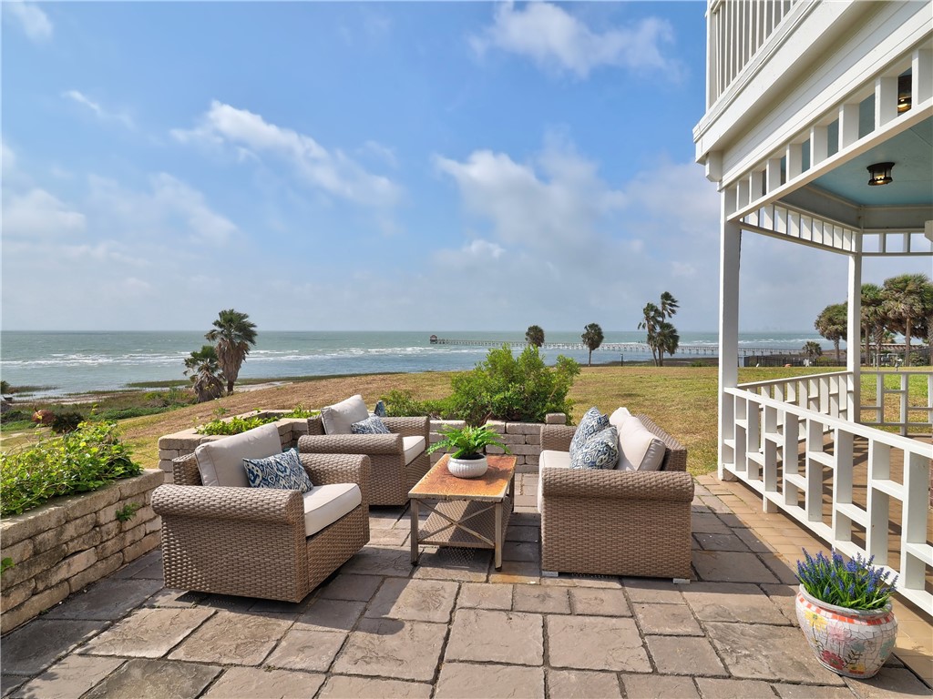 334 Pebble Beach Drive Portland, TX 78374 - Photo 27 of 40 a patio with patio and outdoor seating