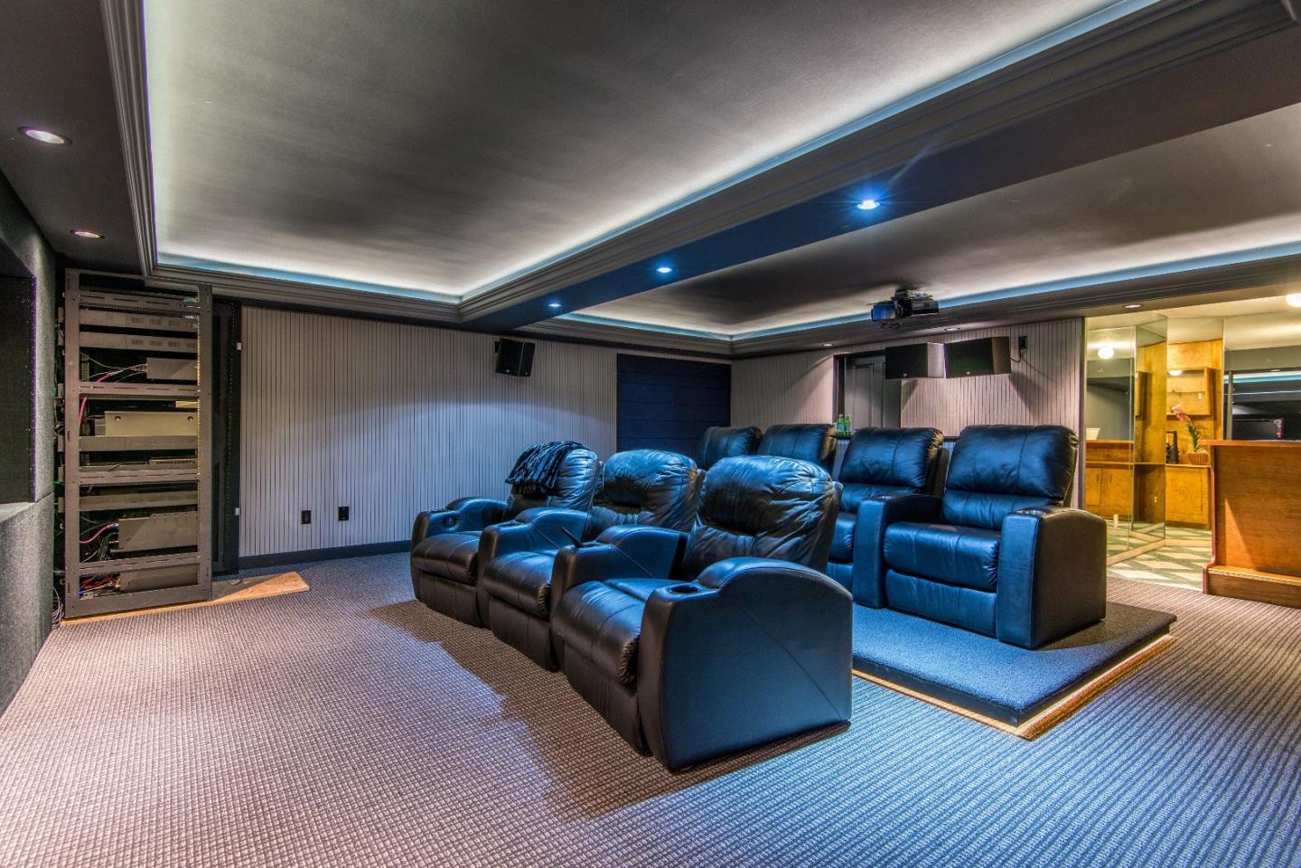 760 Darrell Road Hillsborough, CA 94010 - Photo 14 of 35 a living room with furniture and wooden floor