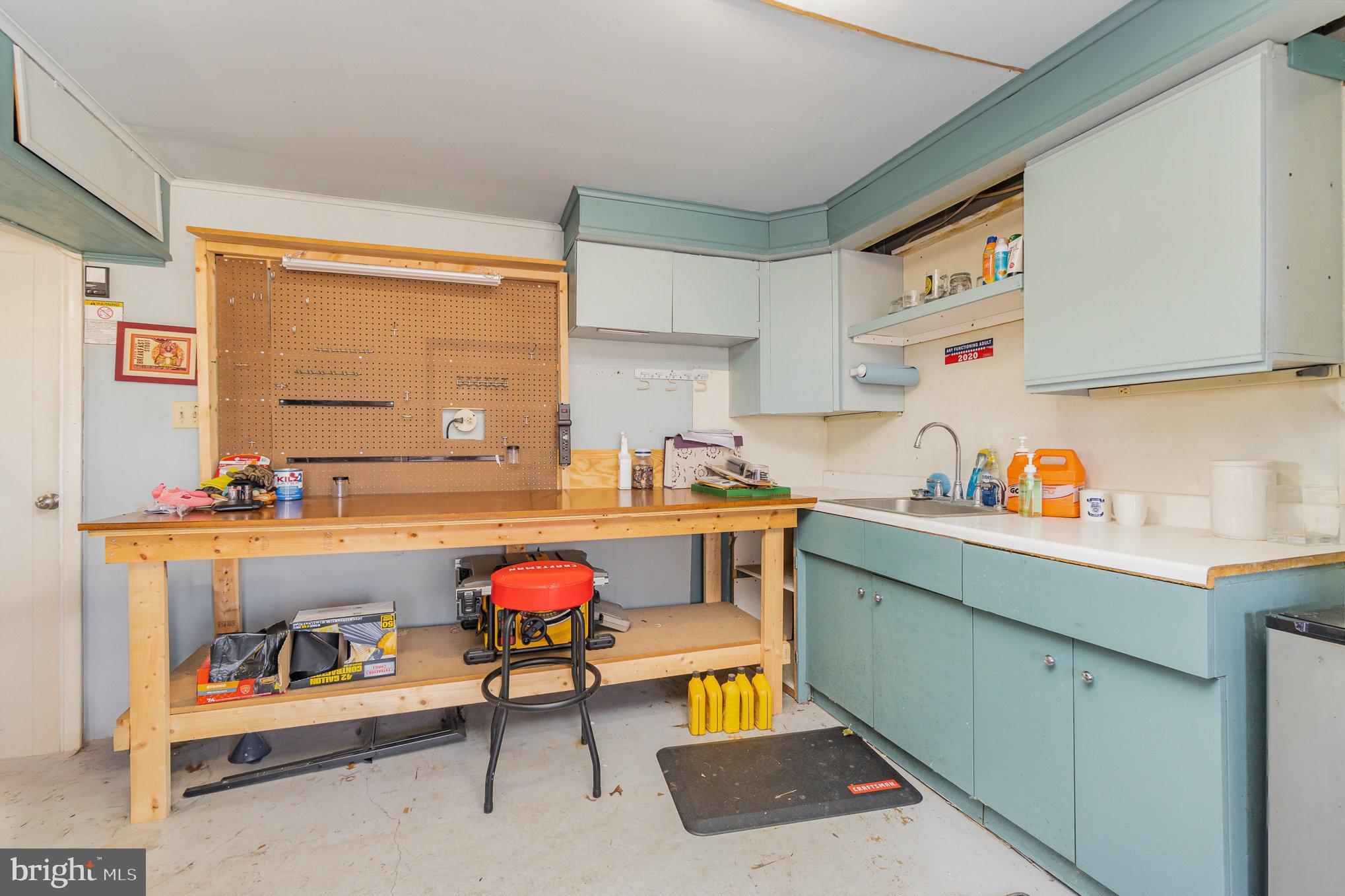 63 Logging Road Leola, PA 17540 - Photo 22 of 27 work bench in garage