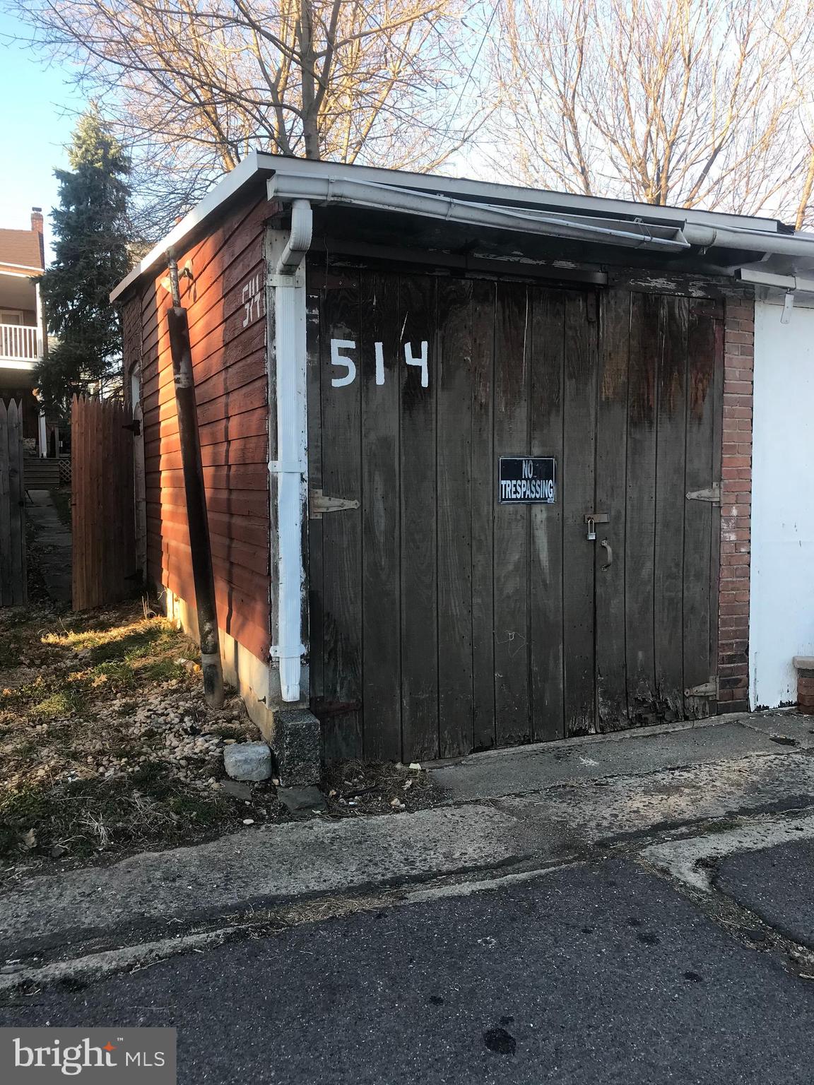 514 Chestnut Street Pottstown, PA 19464 - Photo 26 of 27 1 Car Garage in Alley