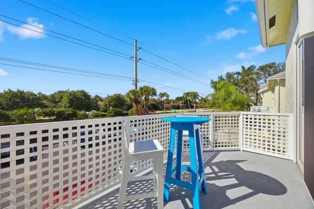 a view of swimming pool with an outdoor space and seating area