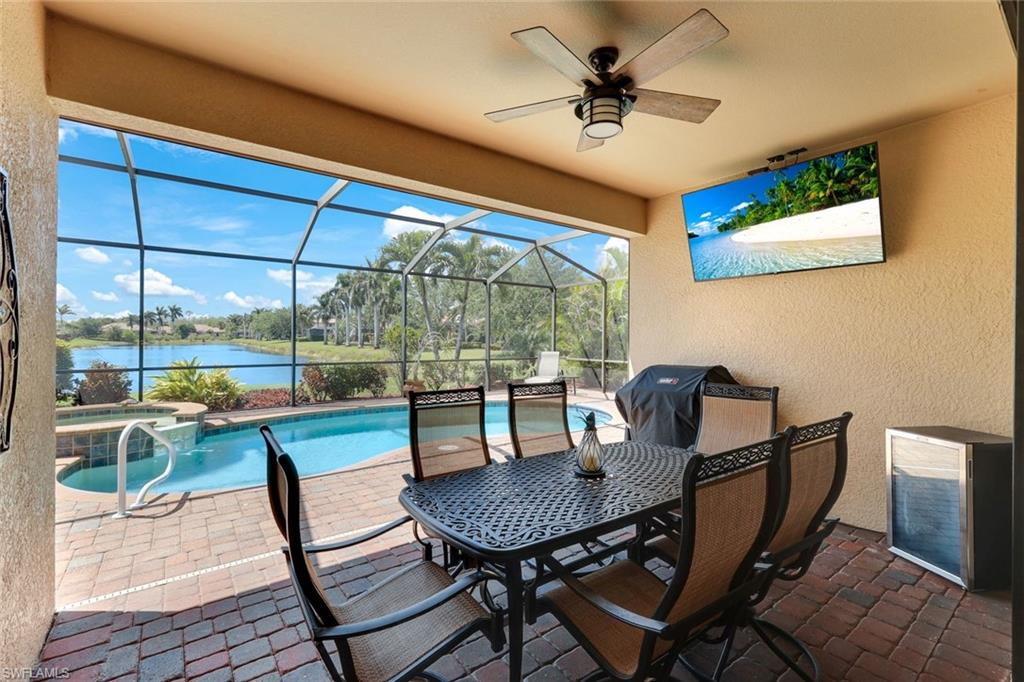 3917 Sapphire Way Naples, FL 34114 - Photo 24 of 44 a view of a dining room with furniture window and outside view