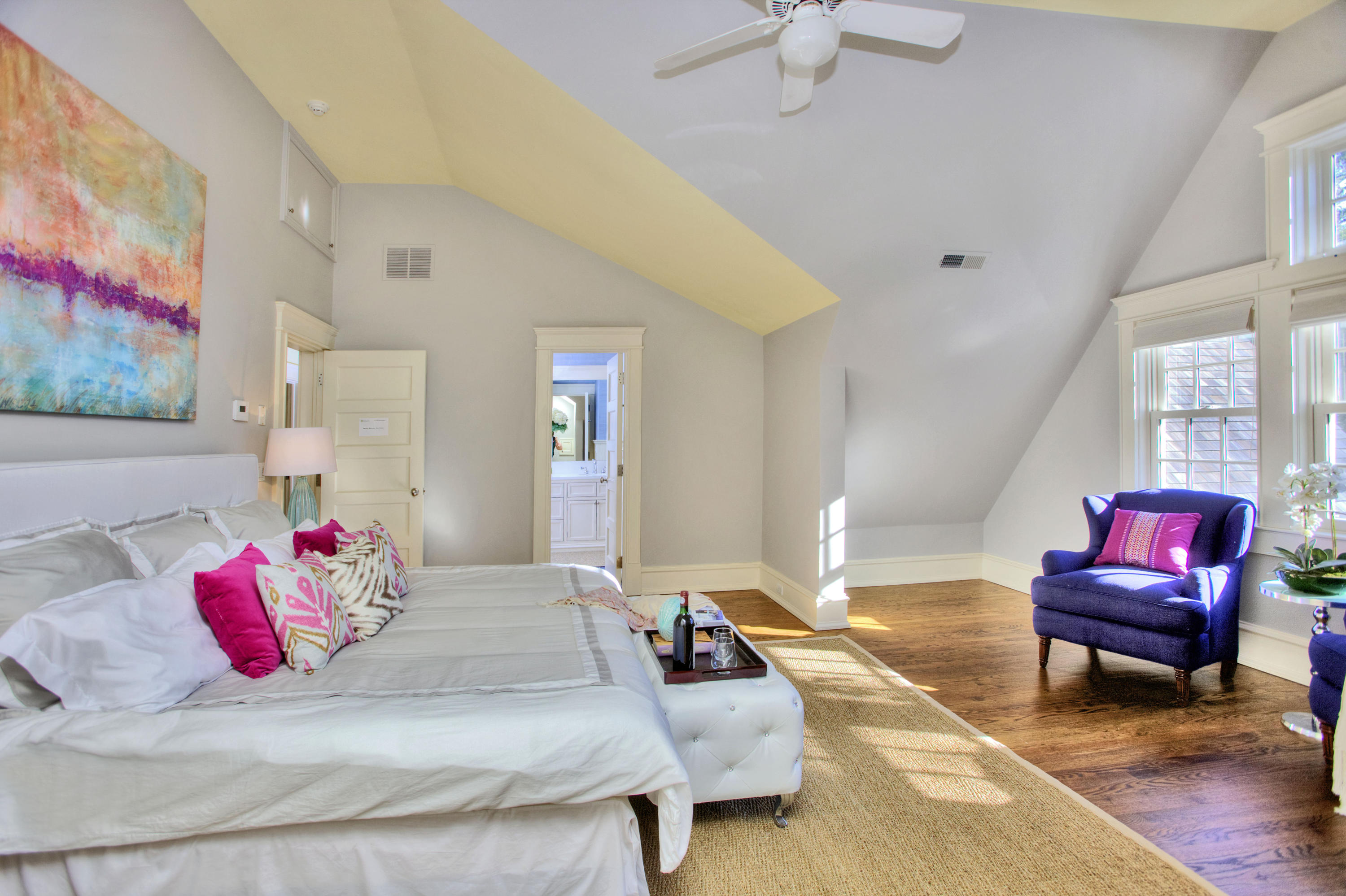 72 Ridge Acres Road Darien, CT 06820 - Photo 17 of 25 a bedroom with furniture and a couch