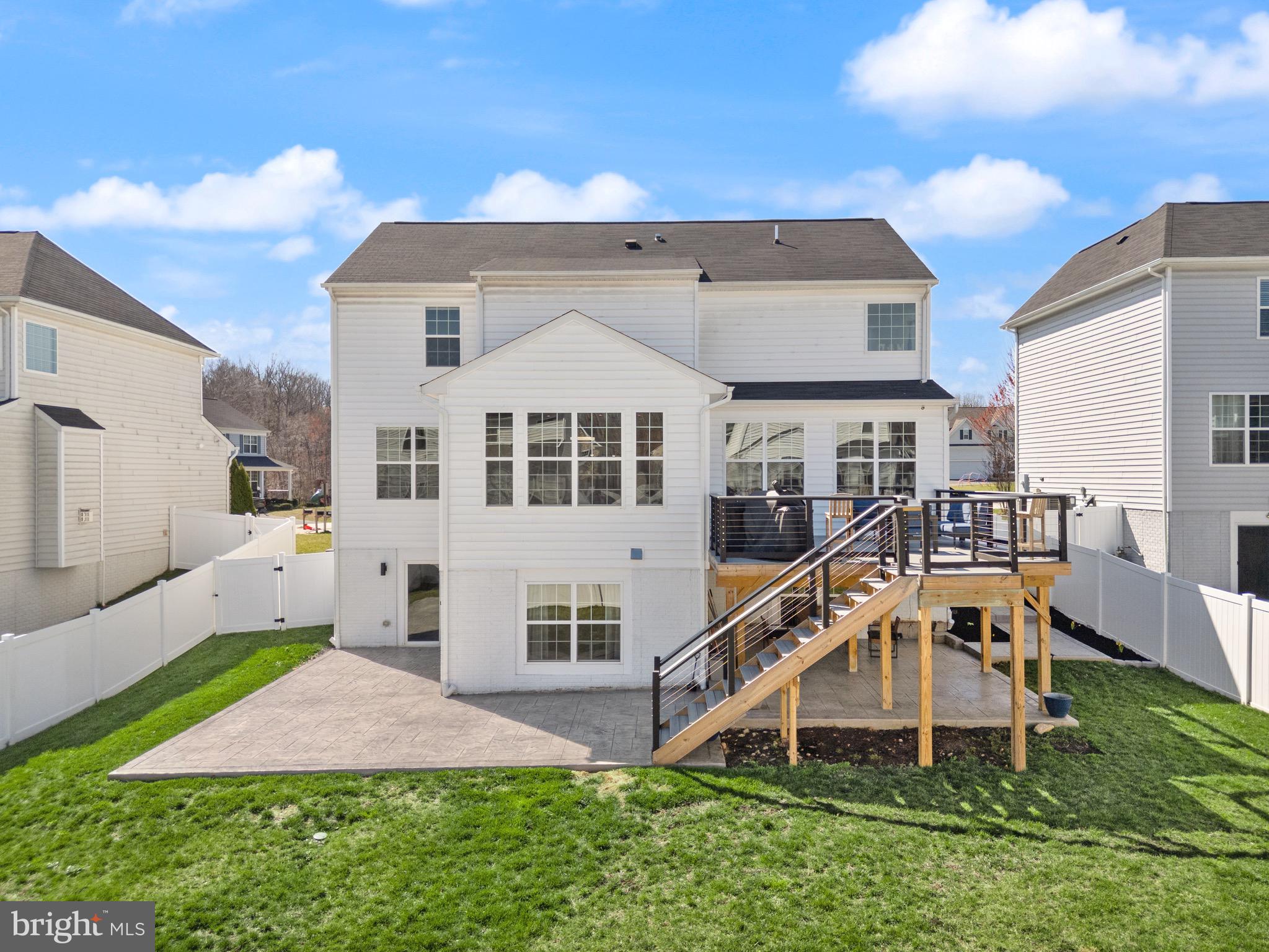 15911 Aerial View Road Woodbridge, VA 22193 - Photo 43 of 48 a front view of a house with a yard
