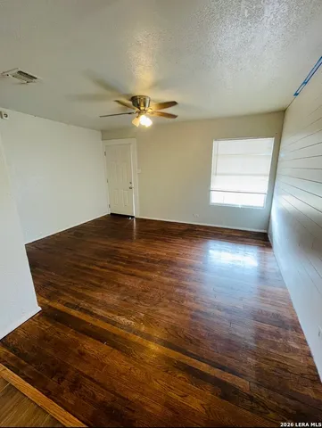 wooden floor in an empty room