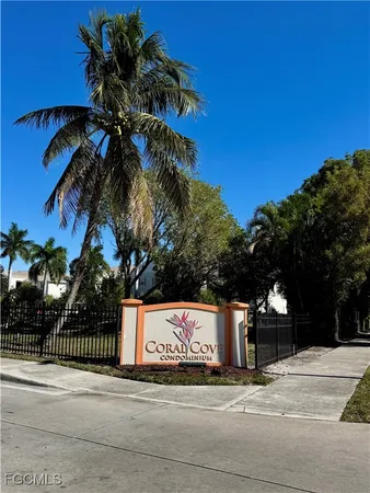 a view of a street with a building in the background