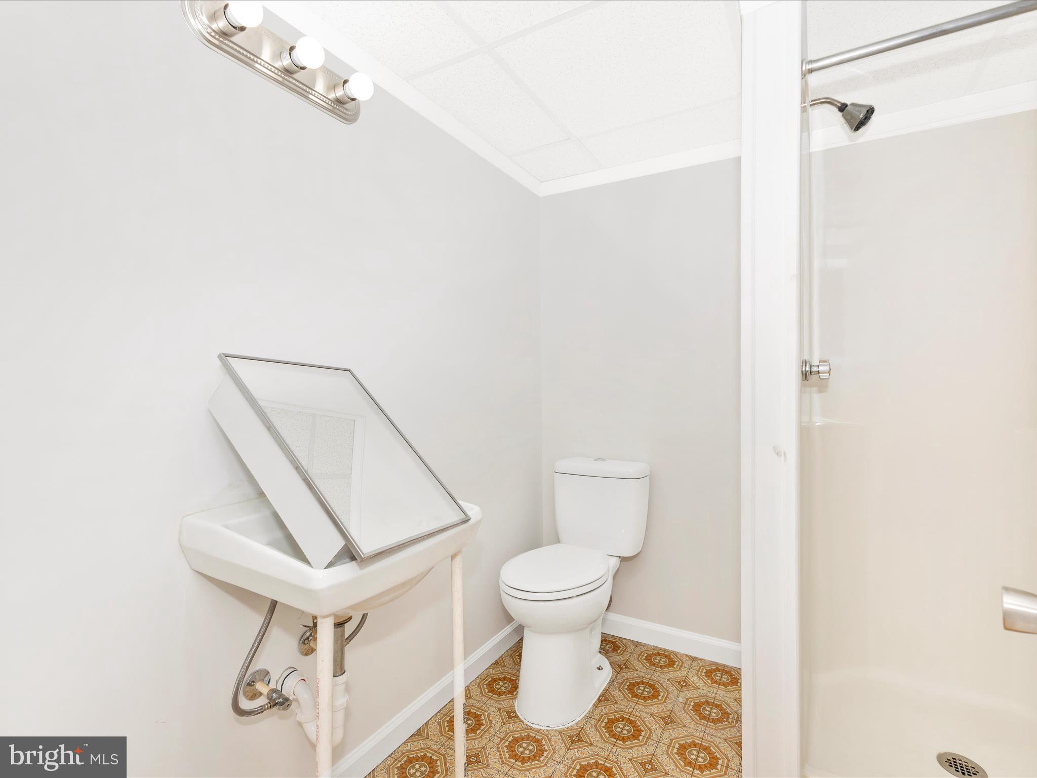 4509 Valley View Road Middletown, MD 21769 - Photo 31 of 51 a bathroom with a toilet and a shower