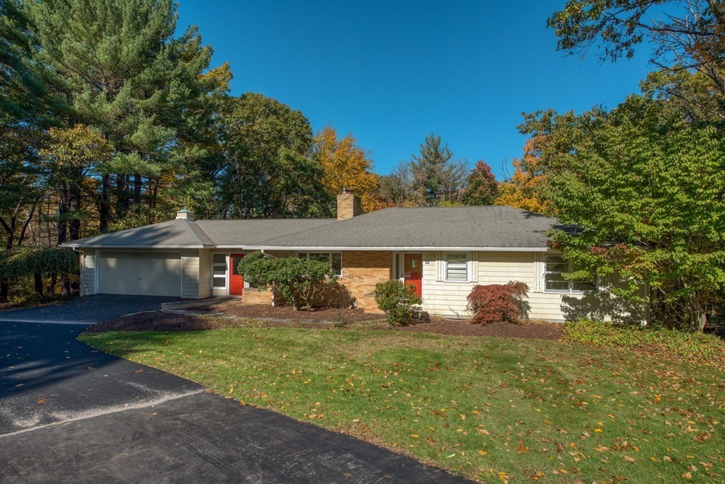 46 Prospect Street Sherborn, MA 01770 - Photo 2 of 40 front view of a house with a yard